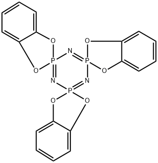 Tri (phenylenedioxy) cyclophosphazene Structure