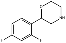 2-(2,4-difluorophenyl)morpholine 구조식 이미지
