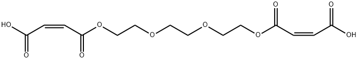 (2Z,16Z)-4,15-dioxo-5,8,11,14-tetraoxaoctadeca-2,16-diene-1,18-dioic acid Structure