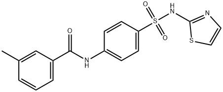 3-methyl-N-{4-[(1,3-thiazol-2-ylamino)sulfonyl]phenyl}benzamide Structure