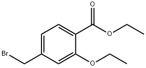 Benzoic acid, 4-(bromomethyl)-2-ethoxy-, ethyl ester Structure