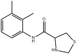 N-(2,3-dimethylphenyl)-1,3-thiazolidine-4-carboxamide 구조식 이미지