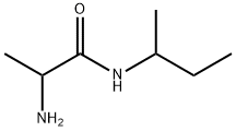 2-amino-N-(butan-2-yl)propanamide Structure
