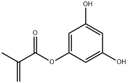 3,5-Dihydroxyphenyl methacrylate Structure