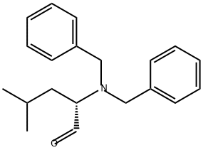 Pentanal, 2-[bis(phenylmethyl)amino]-4-methyl-, (2S)- Structure