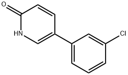 2-Hydroxy-5-(3-chlorophenyl)pyridine Structure