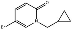 5-Bromo-1-(cyclopropylmethyl)pyridin-2(1H)-one 구조식 이미지