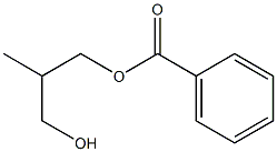 Benzoic acid 3-hydroxy-2-methyl-propyl ester Structure