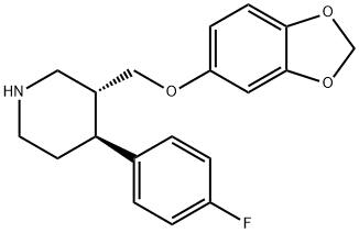 (3R,4S)-3-((benzo[d][1,3]dioxol-5-yloxy)methyl)-4-(4-fluorophenyl) piperidine Structure