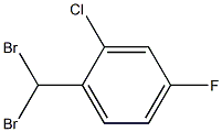 Benzene, 2-chloro-1-(dibromomethyl)-4-fluoro- Structure