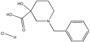 1-benzyl-3-hydroxypiperidine-3-carboxylic acid hydrochloride 구조식 이미지