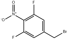 5-Bromomethyl-1,3-difluoro-2-nitro-benzene Structure