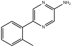 2-Amino-5-(2-tolyl)pyrazine Structure