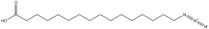 Azidopalmitic acid Structure