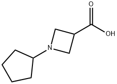 1-cyclopentylazetidine-3-carboxylic acid Structure
