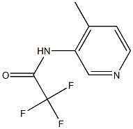 2,2,2-trifluoro-N-(4-methylpyridin-3-yl)acetamide Structure