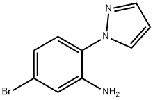 5-bromo-2-(1H-pyrazol-1-yl)aniline 구조식 이미지