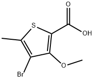 4-bromo-3-methoxy-5-methylthiophene-2-carboxylic acid Structure