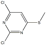 2,4-dichloro-6-(methylsulfanyl)pyrimidine 구조식 이미지