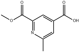 2-(methoxycarbonyl)-6-methylisonicotinic acid 구조식 이미지