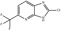 3H-Imidazo[4,5-b]pyridine, 2-chloro-5-(trifluoromethyl)- Structure