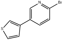 2-Bromo-5-(3-thienyl)pyridine 구조식 이미지