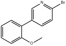 2-Bromo-5-(2-methoxyphenyl)pyridine Structure