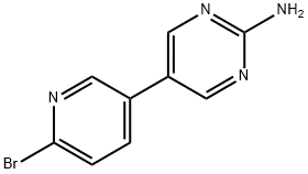 2-Bromo-5-(2-amino-5-pyrimidyl)pyridine 구조식 이미지