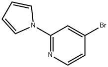 4-Bromo-2-(1H-pyrrol-1-yl)pyridine 구조식 이미지