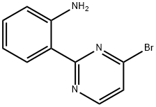 4-Bromo-2-(2-aminophenyl)pyrimidine Structure