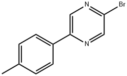 2-Bromo-5-(4-tolyl)pyrazine Structure