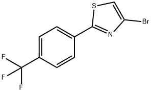 4-Bromo-2-(4-trifluoromethylphenyl)thiazole Structure