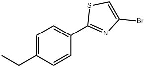 4-Bromo-2-(4-ethylphenyl)thiazole Structure