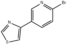 2-Bromo-5-(thiazol-4-yl)pyridine 구조식 이미지