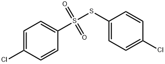 Benzenesulfonothioic acid, 4-chloro-, S-(4-chlorophenyl) ester Structure