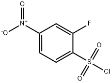 2-fluoro-4-nitrobenzene-1-sulfonyl chloride Structure