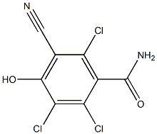 Benzamide,2,3,6-trichloro-5-cyano-4-hydroxy- Structure