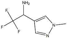 2,2,2-trifluoro-1-(1-methyl-1H-pyrazol-4-yl)ethan-1-amine Structure