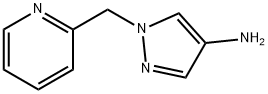 1-(pyridin-2-ylmethyl)-1H-pyrazol-4-amine 구조식 이미지