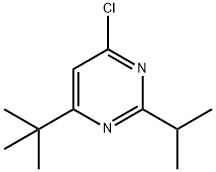 4-tert-butyl-6-chloro-2-(propan-2-yl)pyrimidine 구조식 이미지