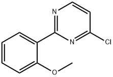 4-Chloro-2-(2-methoxyphenyl)pyrimidine 구조식 이미지