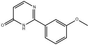 4-Hydroxy-2-(3-methoxyphenyl)pyrimidine Structure