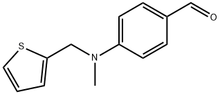 4-{methyl[(thiophen-2-yl)methyl]amino}benzaldehyde Structure