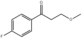 1-(4-fluorophenyl)-3-methoxypropan-1-one 구조식 이미지