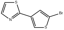 2-Bromo-4-(2-thiazolyl)thiophene Structure