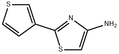 4-Amino-2-(3-thienyl)thiazole 구조식 이미지