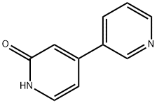 2-Hydroxy-4-(3-pyridyl)pyridine 구조식 이미지