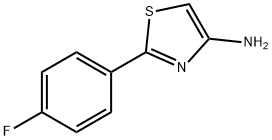 4-Amino-2-(4-fluorophenyl)thiazole 구조식 이미지