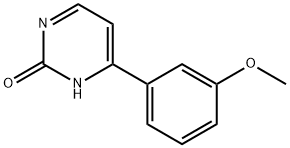 2-Hydroxy-4-(3-methoxyphenyl)pyrimidine Structure