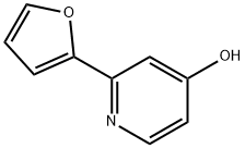 4-Hydroxy-2-(2-furyl)pyridine Structure